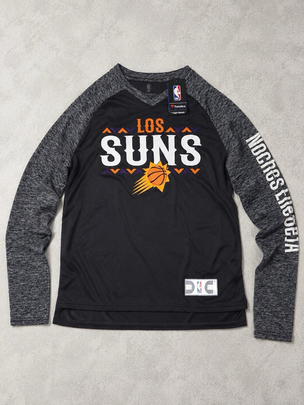 Blokecore Sporty Retro Fanatics NBA Phoenix Suns Los Suns Noches Shirt L